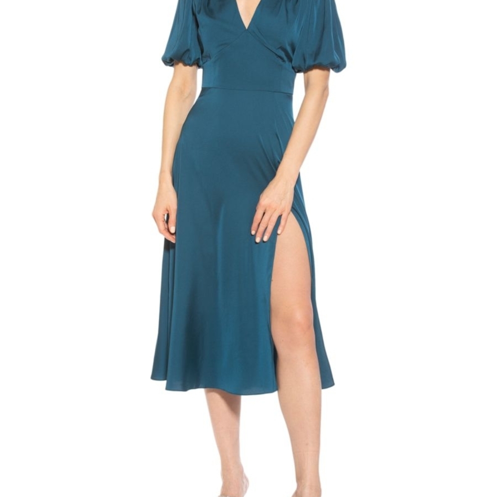 Alexia Admor Deep Blue Midi Dress